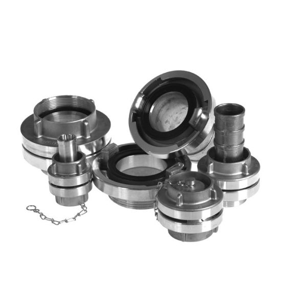 Buy Storz Fire Hose Coupling Fittings Aluminium Material With Hose Tail / Spool Adapters at wholesale prices