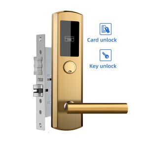 304 Stainless Steel Hotel Electronic Locks System With Mechanical Key