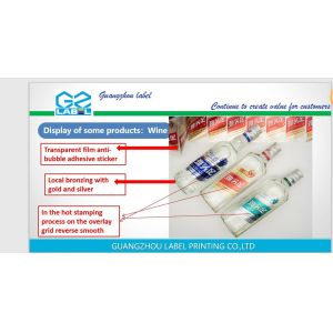 custom logo stickers for packaging food and beverage labels