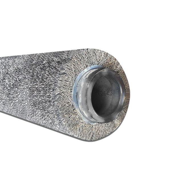 Stainless Steel Wire Brush Roller Industrial Derusting Roller Galvanized Winding Brush Roller