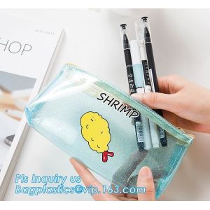 promotion zipper pencil bag, Waterproof and shockpfoof Triangular pencil bag