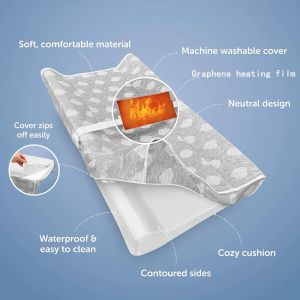 Custom Baby Diaper Pad With Far-Infrared Heater Baby Pad