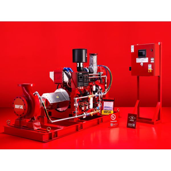Electric Motor UL End Suction Fire Pump with 500GPM Flow and Electric or Diesel Power Source