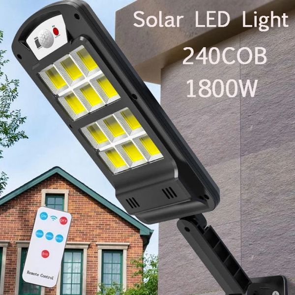High Bright 500LM 3000mAH Led Solar Powered Street Lamp IP65