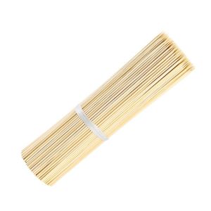 Custom Logo Wholesale Flat Knotted Bamboo Skewer Stick 35cm 40cm