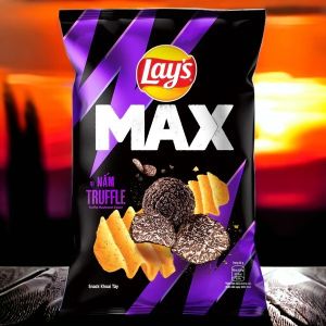 Lay's 42 g Max Truffle Mushroom Flavor Chips Wholesale - Case of 100 PCS for