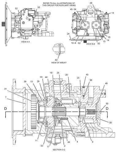 2445326 PUMP GP-MAIN HYDRAULIC Parts scheme