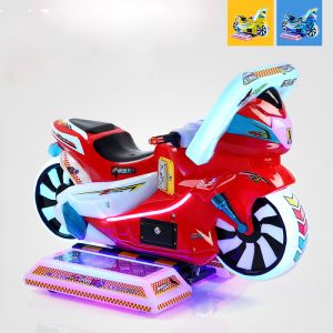 Coin Operated Kids Game Machine Kiddie Rides Racing Car Motorcycles 12 Months