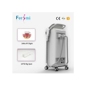Professional 2 handles Hair removal Skin tightening e light ipl rf beauty