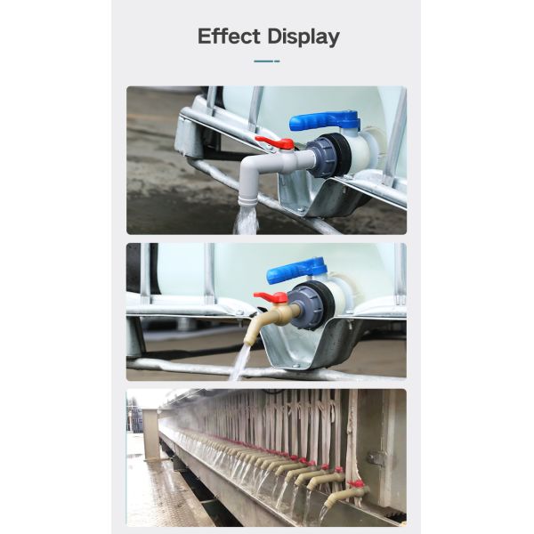 Non Leakage Water Tank Hose Replacement Connector Fitting for Custom S60 X 6 IBC Tank