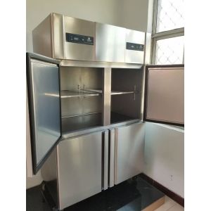 Four Door Stainless Steel Freezers 220V 32 Cubic Foot