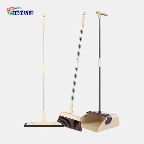 Buy 93cm Broom Dustpan Stainless Steel Handle Plastic Windproof Rubber Scraper Household Cleaning Set at wholesale prices