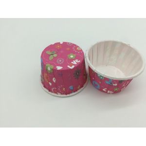 Heat Resistant PET Baking Cups Disposable Paper Muffin Molds Non- Stick