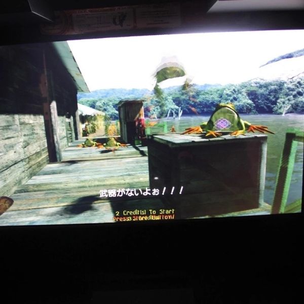 Let Us Go Jungle Shooting Arcade Machine Big Screen For 2 Players 200KG Weight