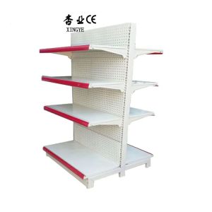 Factory Custom size color Double sided hole backboard supermarket shelves