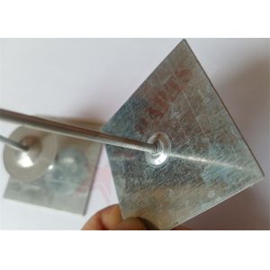 40x40 Self Adhesive Insulation Fixing Pins Galvanized Steel Or Stainless Steel