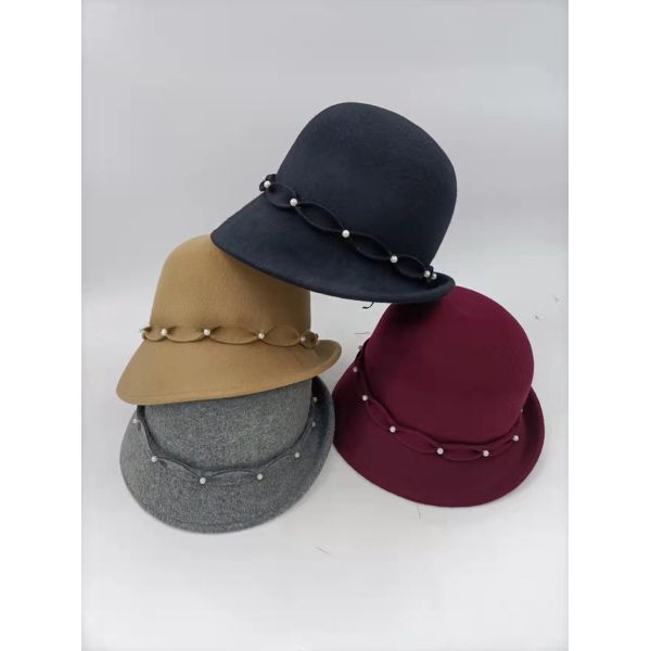 Get Your Perfect Wool Felt Hat with Dyed Pattern and Fast Shipping