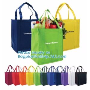 Printed Cotton Casual Tote Canvas Non Woven Bag, OEM customize logo hot sales