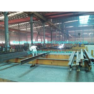 Fabricating Pre Engineered Commercial Steel Buildings With H Section Pillars /