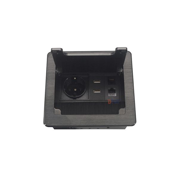 Buy Wire Management Tabletop EU Power Outlet With Brush at wholesale prices