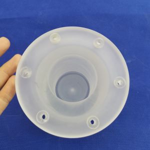 Heating Quartz Glass Tube Flange Sio2 2.2g/Cm3 High Purity Morse 6.5