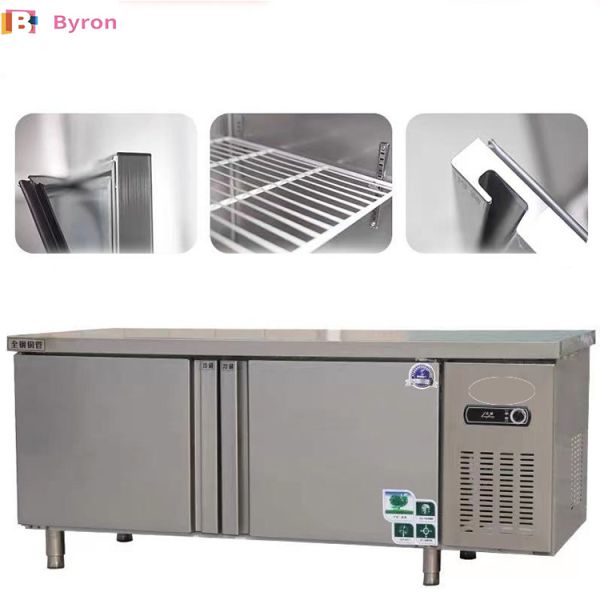 Customizable Workbench Fridge Stainless Steel Workbench Refrigerator