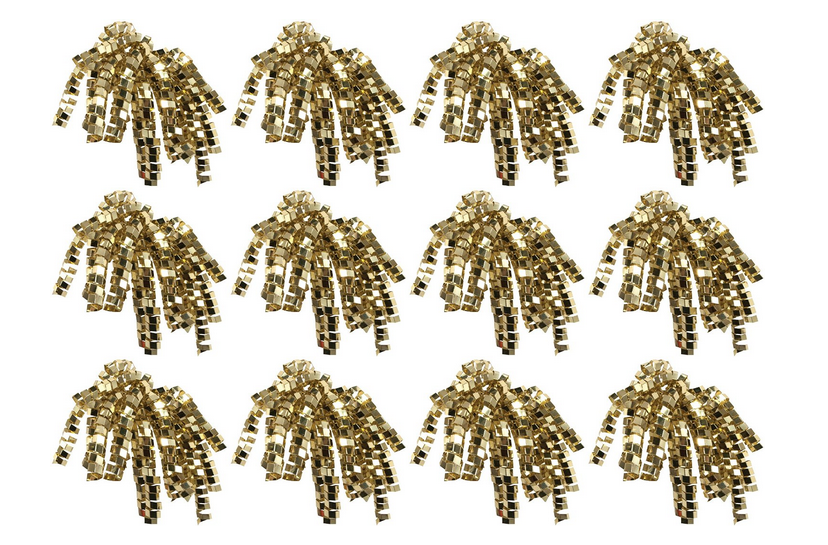 Red Gold Silver PET Christmas Curling Ribbon Bow for packing and decoration