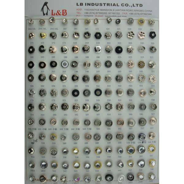 wholesales shirt button with diamond for garment