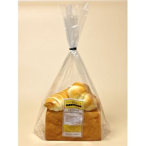 Leakproof Transparent Plastic Bread Bag with 10 Colours Printed for Food Storage
