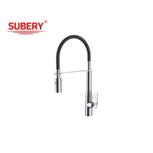 Modern Single Lever Chrome Brass Kitchen Sink Faucets OEM