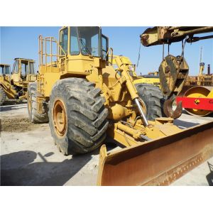 Used CAT 814B Wheel Bulldozer For Sale with winch
