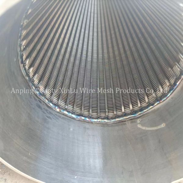 Johnson Wedge Wire Screen Pipe Anti Rust Continuous Slotted Steel Tube