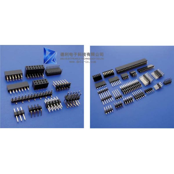 Male Header Pitch Pcb Wire Connector Brass Contact Material 0.75 Amps H SERIES-XXP-2xXXP