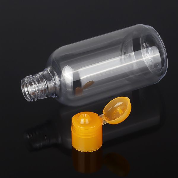 300ML Plastic Bottle Screw Top , Transparent PET Screw Top Jars