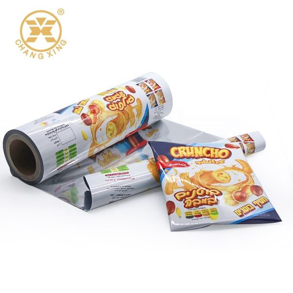 Buy Cheese Heat Sealable Heat Shrink Film Roll Printed Packaging Food Grade For Tortilla Chips at wholesale prices