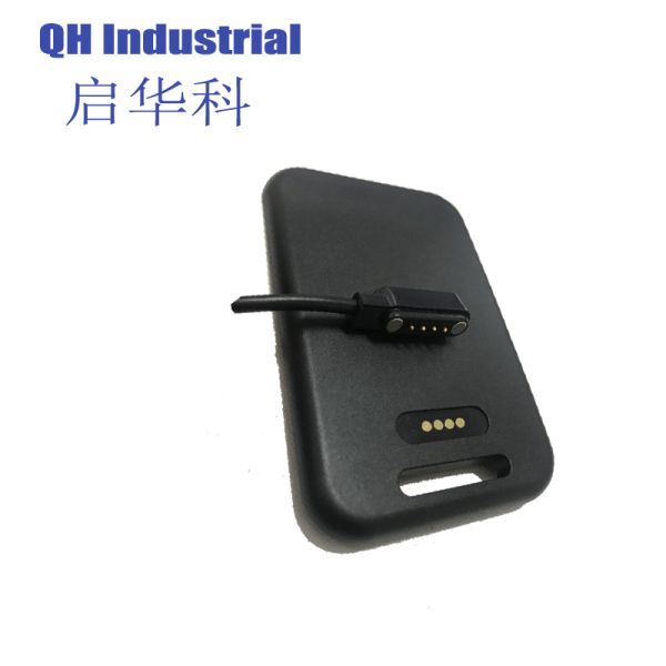 4pin 2.54mm Pitch Intercom Connector Female Pogo Pin Connector Iceland Intercom Connector Spring Loaded Pin Connector