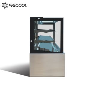 Rectangular cake showcase refrigerator pastry display chiller with CE/ETL for