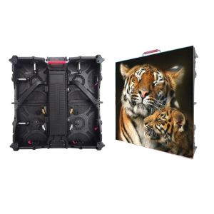 P3.91 Outdoor Rental LED Display With Pure Black Lamp 500x500x85mm Cabinet Size