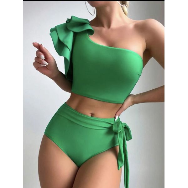 Buy Stylish And Versatile M Size Swimsuit In Solid Pattern Pink Bathing Suits Ladies Swimming Suits at wholesale prices