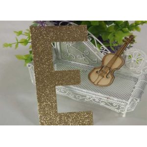 Quality Customized Handmade Glitter Cardstock Letters Upper Case Letters E for sale