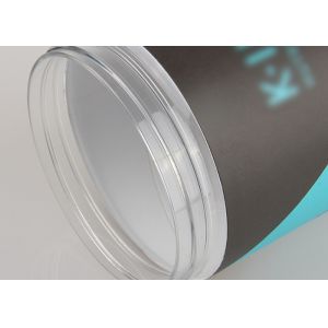 Composite Paper Tube Packaging With Plastic Jar Cream / Powder Packaging