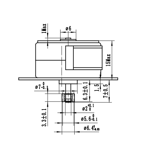 Metal Micro Geared Stepper Motor 4 Phase 7.5 Degree 24V 25MM For Medical Equipment