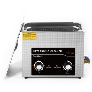 6L Mechanical Ultrasonic Cleane rwith Heater Powerful Ultrasound 180w for Watch