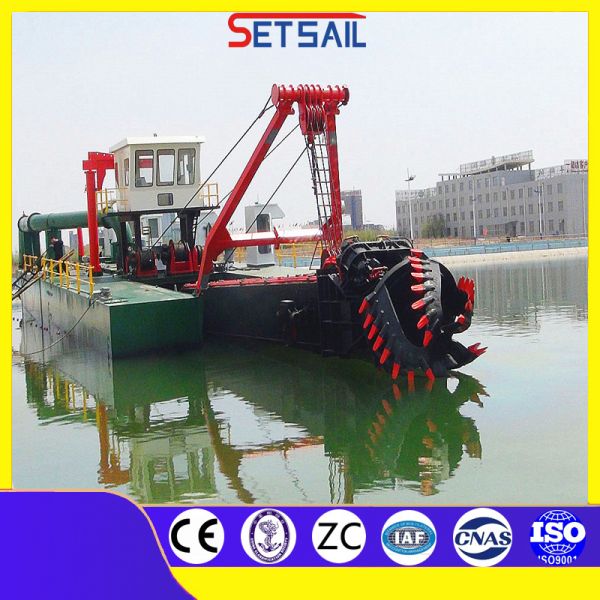 Diesel Set Sail Gold Dredging Machine Hydraulic Dredger with Components Slot Type CTS