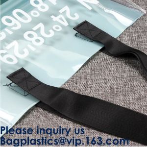 Large Merchandise Pink and Purple Thick Plastic PVC Gift Bags Retail Clothing