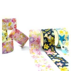 ODM Cartoon Design Colored Washi Tape Printed Foil Washi Tape