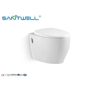 Grade A Ceramic Wall Hanging Wc SWC425 / Wall Flush Toilet 570*380*440 Mm