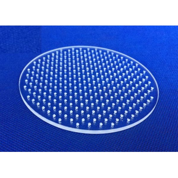Buy Quartz Perforated Sieve Laser Dotting Perforated Quartz Glass at wholesale prices