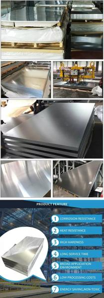 Cold Rolled Flat Plate Aluminium 7075 T6 Aluminum Plate Length 1000mm To 12000mm