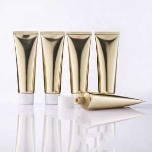 Sliver Gold 50ml Squeeze Tubes For Lotion